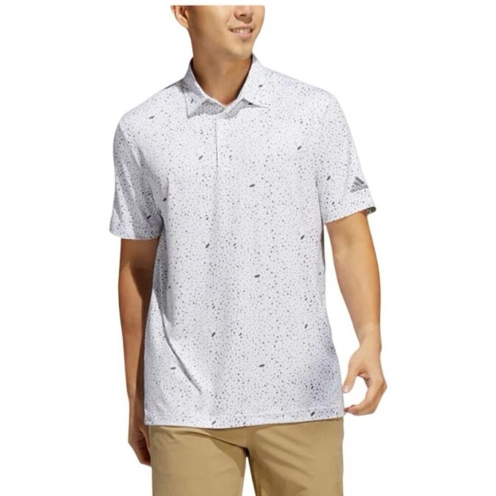 Adidas Flag Print Golf Polo Eco Sustainable Performance Golf Polo 2XL Active